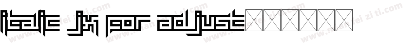 italic jx for adjust字体转换